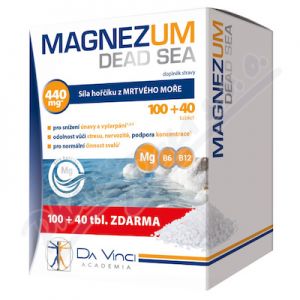 Obrázek Magnezum Dead Sea Da Vinci Ac.tbl.100+40