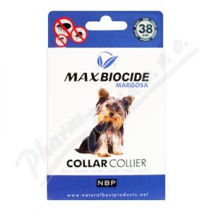 Obrázek Max Biocide Dog Collar obojek pro psy 38