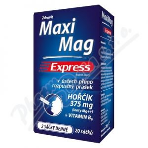 Obrázek MaxiMag Express hořčík 375 mg+B6 dir.20s