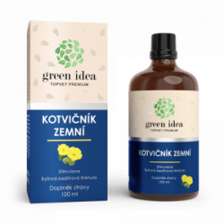 GREEN IDEA Kotvičník zemní - bezlihová tinktura 100 ml