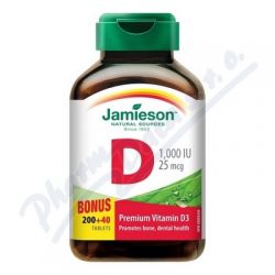 Jamieson Vitamín D3 1000mcg tbl.240