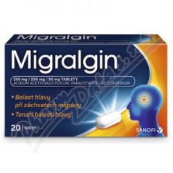 Migralgin 250/250/50mg tbl.nob.20(2x10)