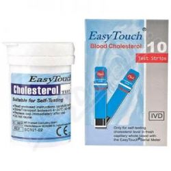 Proužky EASY TOUCH - cholesterol 10 ks