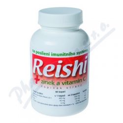 Reishi+Zinek a vitamín C cps.60