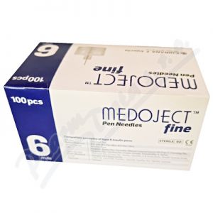 Obrázek MEDOJECT fine jehly do inzul.per 31Gx6mm