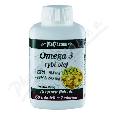 Obrázek MedPh Omega 3 rybí olej Forte tob.67