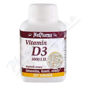 Obrázek MedPh Vitamin D3 1000I.U.107tob.