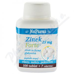 Obrázek MedPh Zinek 25 mg Forte tbl.107