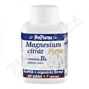 Obrázek MedPh Magnesium citrát Forte B6 67tbl.