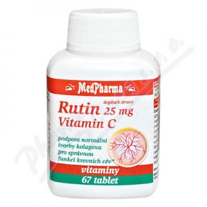 Obrázek MedPh Rutin 25mg+vitamin C tbl.67