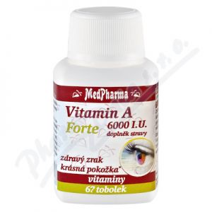 Obrázek MedPharma Vitamin A 6000I.U.Forte tob.67