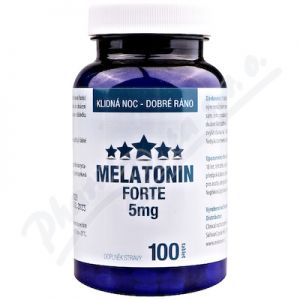 Obrázek Melatonin Forte 5mg tbl.100 Clinical
