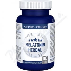 Obrázek Melatonin Herbal tbl.100 Clinical