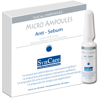 Obrázek Syncare Micro Ampoules Anti Sebum - kúra 28 dnů 14 x 1,5 ml