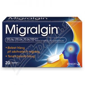 Obrázek Migralgin 250/250/50mg tbl.nob.20(2x10)