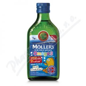 Obrázek Mollers Omega 3 Ovocná příchuť 250ml