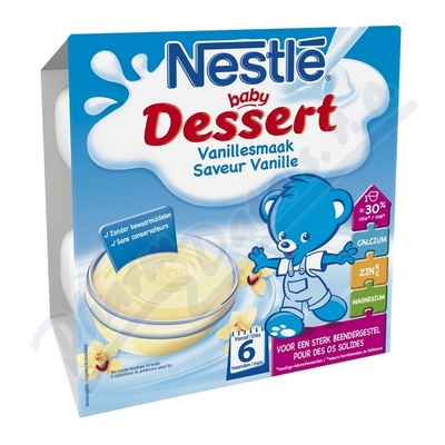 Obrázek NESTLÉ Baby Dessert vanilkový 4x100g
