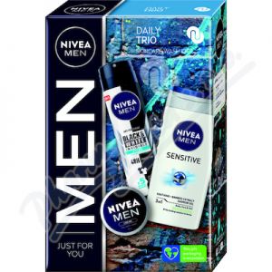 Obrázek NIVEA MEN BOX Daily Trio set 2023 93360-