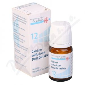 Obrázek No.12 Calcium sulfuricum DHU D6 80tbl.