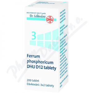 Obrázek No.3 Ferrum phosphoricum DHU D12 200tbl.