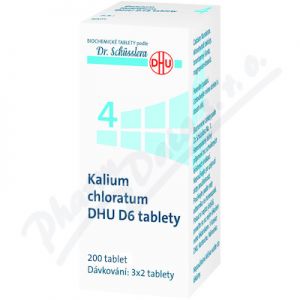 Obrázek No.4 Kalium chloratum DHU D6 200tbl.