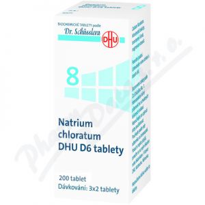 Obrázek No.8 Natrium chloratum DHU D6 200tbl.