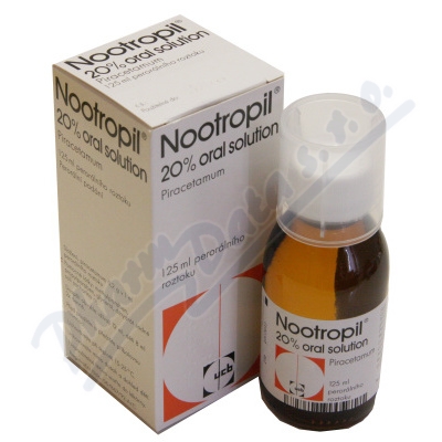 Obrázek Nootropil 20% oral sol.1x125ml/25g
