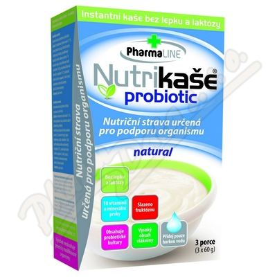 Obrázek Nutrikaše probiotic-natural 180g (3x60g)