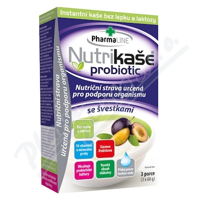 Obrázek Nutrikaše probiotic-švestk.180g (3x60g)