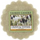 Obrázek Yankee Candle Olive and thyme - vosk do aromalampy