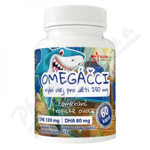 Obrázek Omegacci ryb.olej deti EPA130/DHA80 60cp