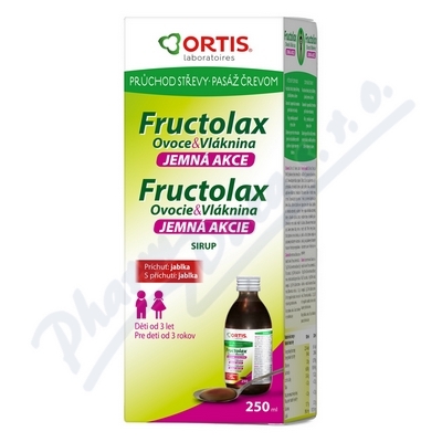 Obrázek ORTIS Fructolax Sirup pro děti 250 ml