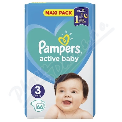 Obrázek Pampers Active Baby VPP 3 Midi 66ks