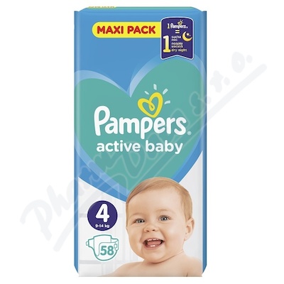 Obrázek Pampers Active Baby VPP 4 Maxi 58ks