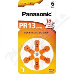 Obrázek Panasonic PR13(PR48) baterie naslou.6ks