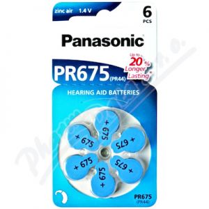 Obrázek Panasonic PR675(PR44) baterie naslou.6ks