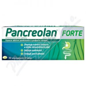 Obrázek Pancreolan Forte 6000U tbl.ent. 30