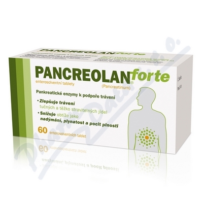 Obrázek Pancreolan forte por.tbl.ent.60x220mg