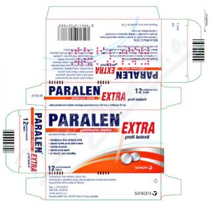 Obrázek Paralen Extra na bolest 500/65mg 12tbl