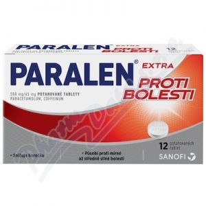 Obrázek Paralen Extra proti bolesti 500mg/65mg