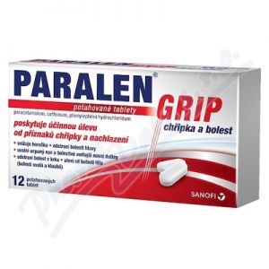 Obrázek Paralen Grip Chrip.bol.500/25mg tbl.12