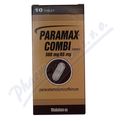 Obrázek Paramax Combi 500mg/65mg por.tbl.nob.10