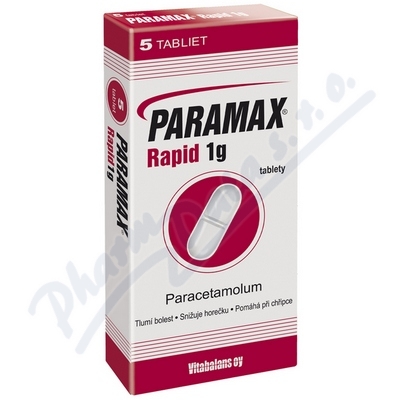 Obrázek Paramax Rapid 1g por.tbl.nob.5x1000mg
