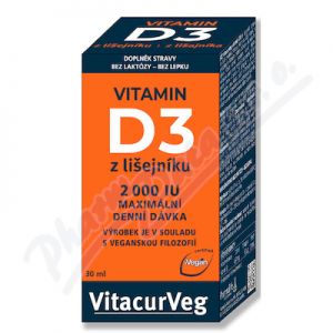 Obrázek Pharmalife Vitamin D3 z lišejníku 30ml