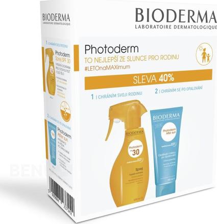 Obrázek Bioderma Photoderm SPF 30 400 ml + After Sun 200ml