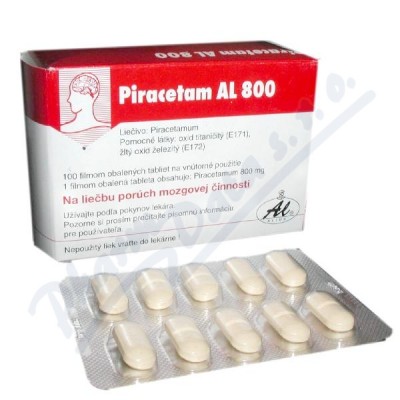 Obrázek Piracetam AL 800 tbl.obd.100x800mg