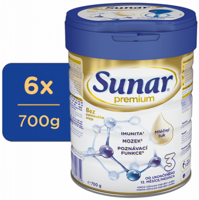 Obrázek Sunar Premium 3 6 x 700 g