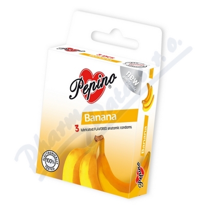 Obrázek Prezervativ pepino aroma banán 3ks