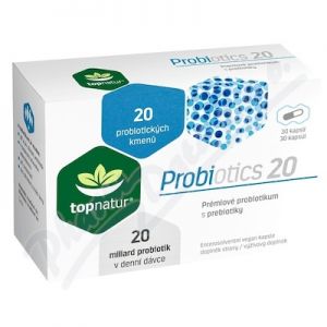 Obrázek Probiotics 20 cps.30 TOPNATUR