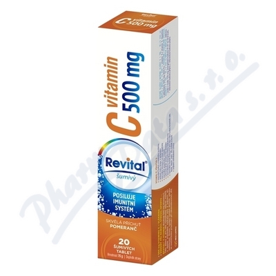 Obrázek Revital C vitamín 500mg Pomer.eff.tbl.20